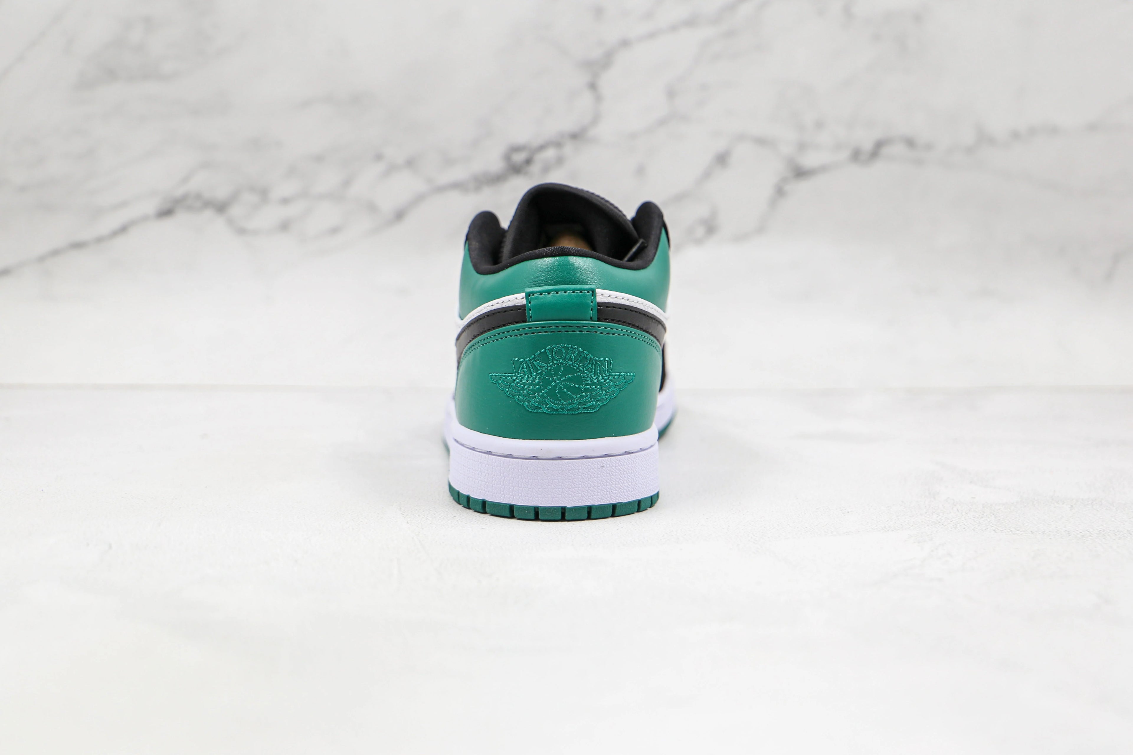 Jordan 1 Low White Black Mystic Green