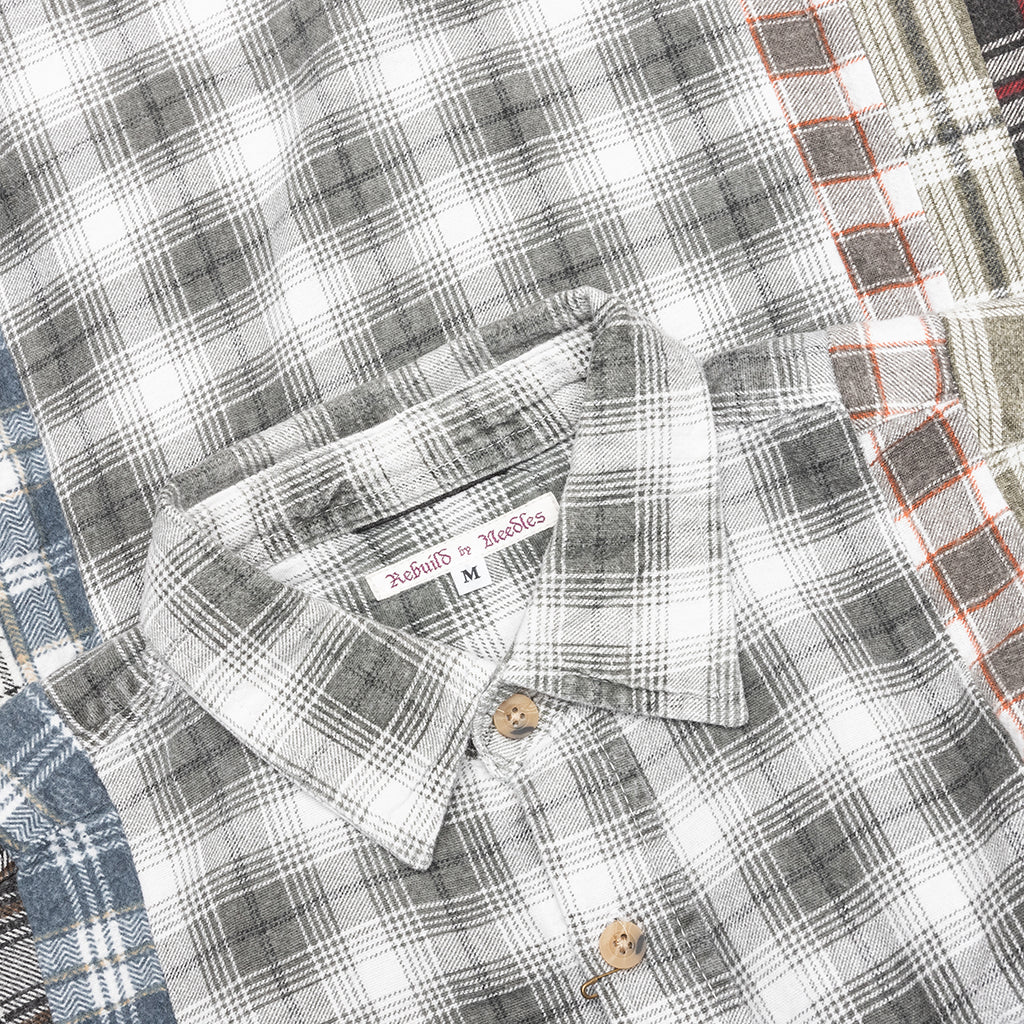7 Cuts Flannel Shirt Assorted