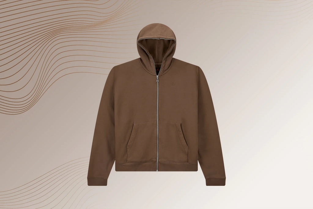 Air Jordan x Travis Scott Mens Full Zip Hoodie Palomino