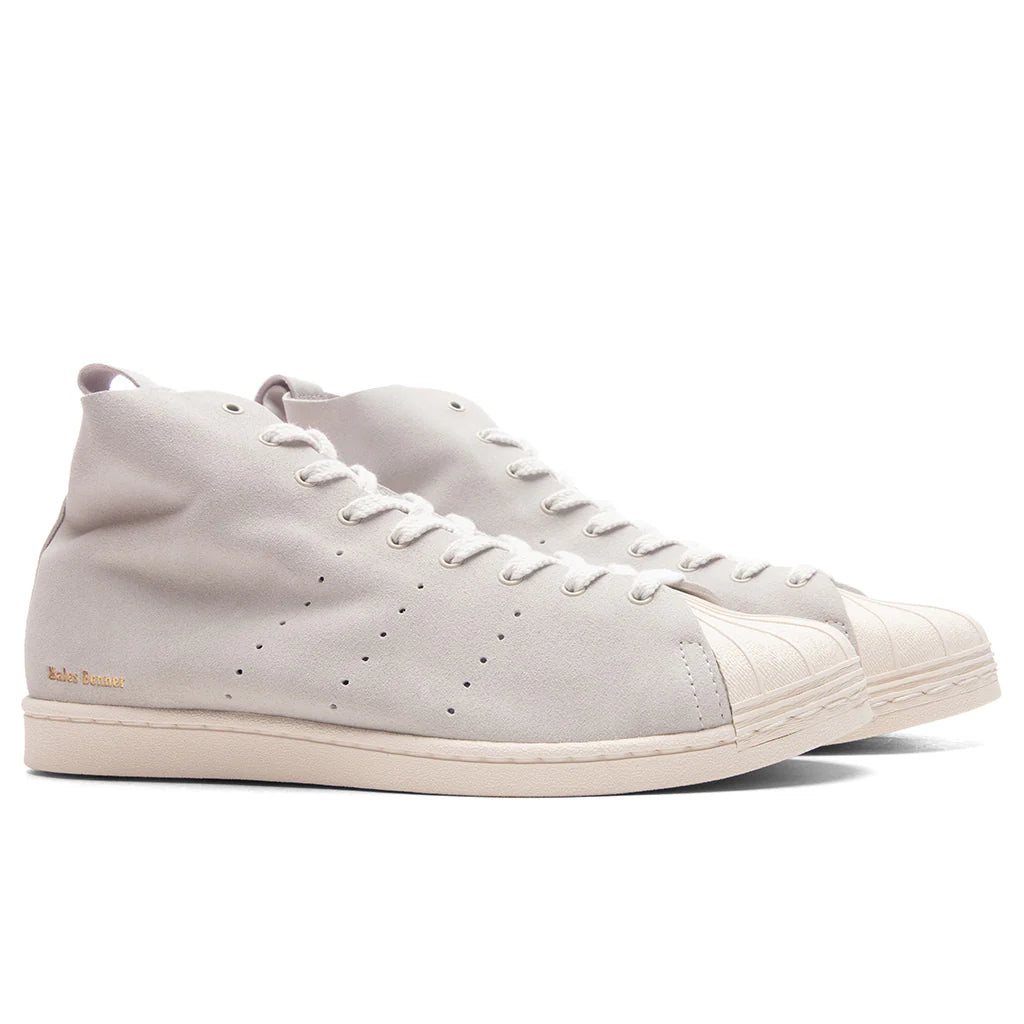 Adidas Originals x Wales Bonner Superstar Hi Supplier Colour Cream White Gold Metallic