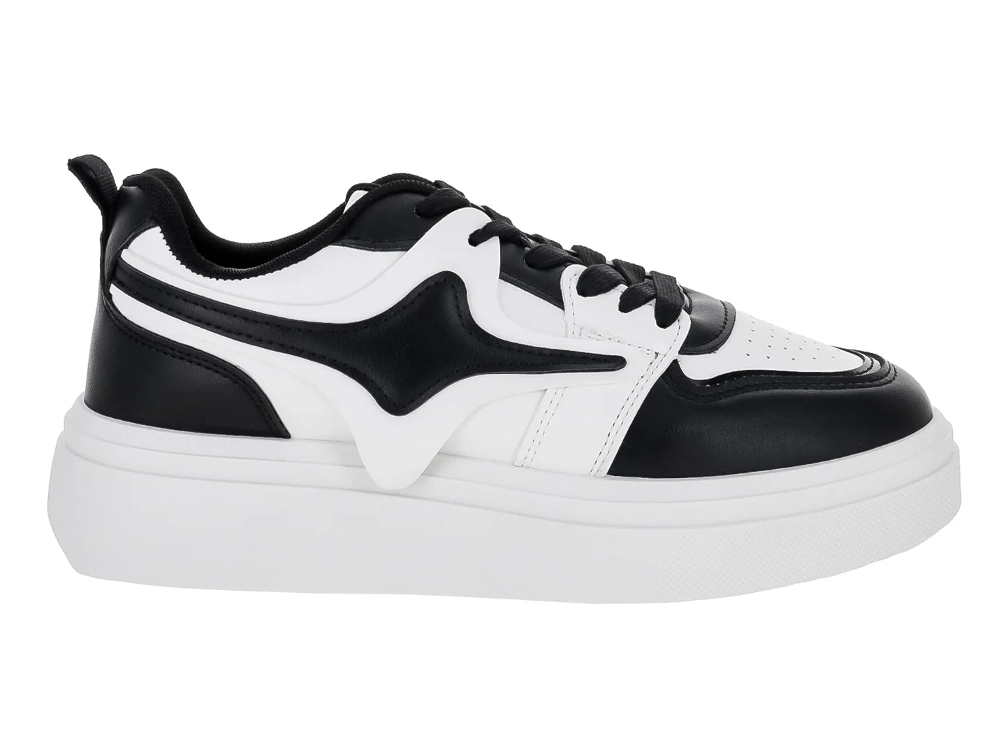 Tenis Boullevard Yanis Blanco y Negro para Mujer