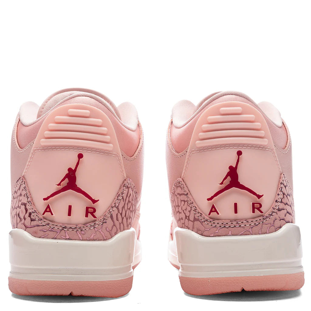 Womens Air Jordan 3 Retro Treat Yourself Washed Coral Gym Red Sail