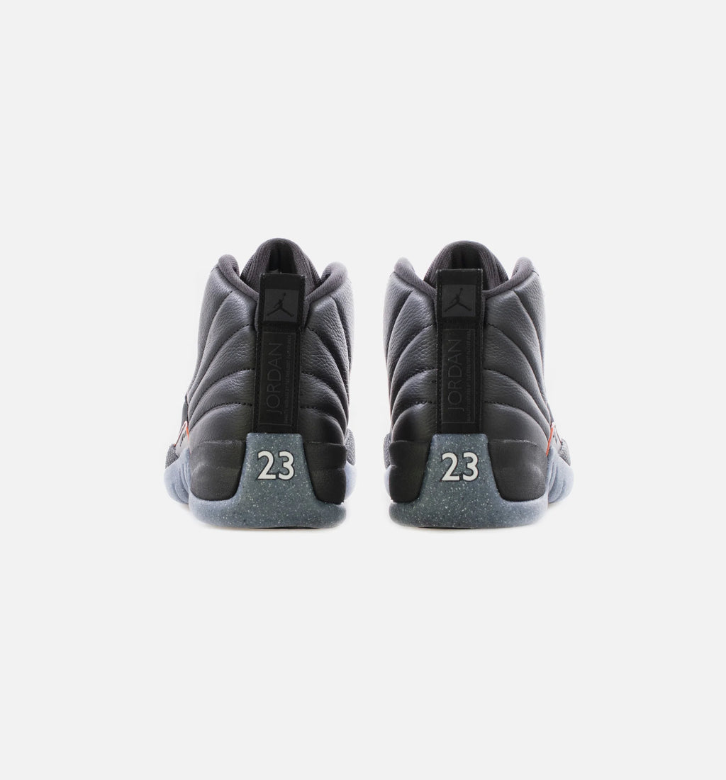 Air Jordan 12 Retro Utility Mens Lifestyle Shoe Black Black Bright Crimson White Limit One Per Customer