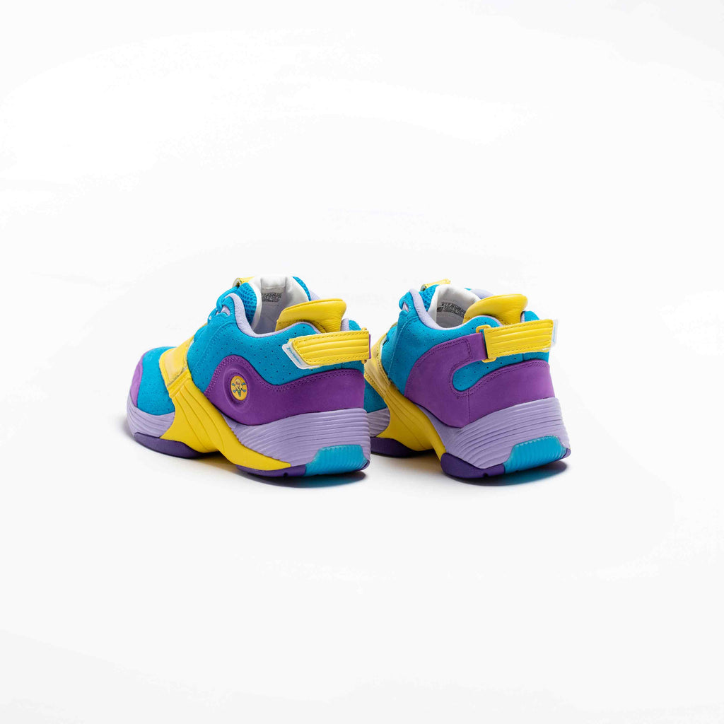 Bbc Ice Cream X Reebok Answer V Mens Lifestyle Shoe Teal Purple Yellow