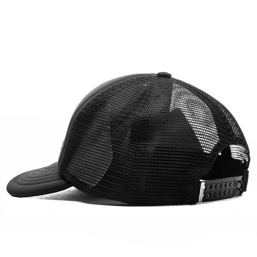Amiri Hollywood Trucker Hat Black Black