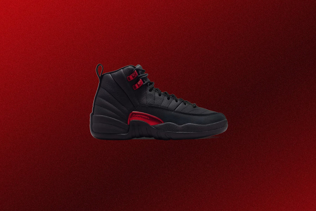 Air Jordan 12 Retro Bloodline GS Black Varsity Red