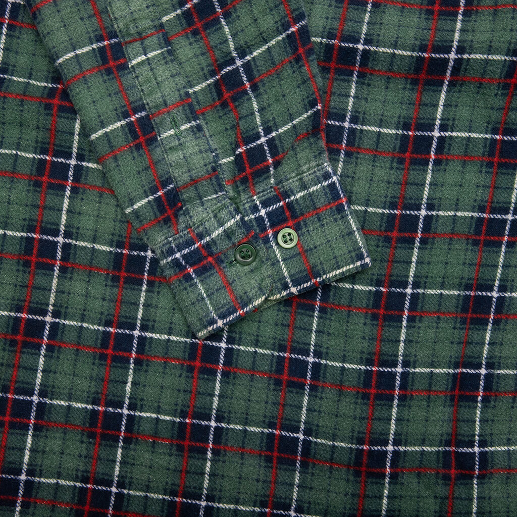 Ribbon Flannel Shirt Assorted