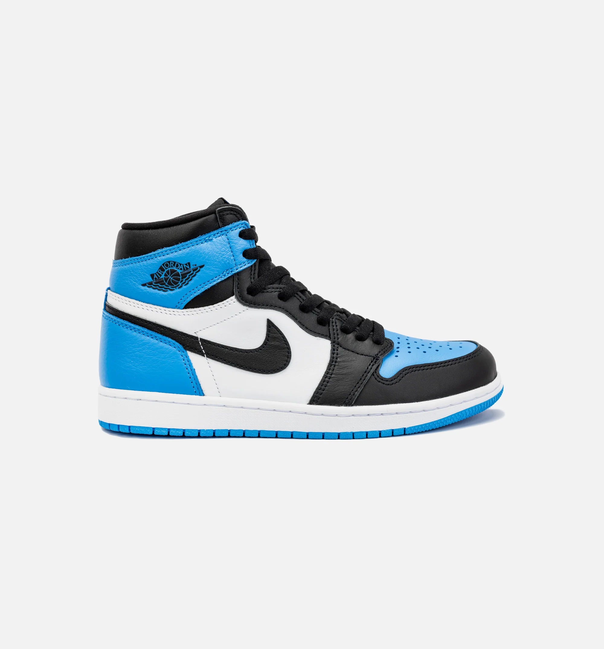 Air Jordan 1 Retro High OG University Blue Mens Lifestyle Shoe Black Blue