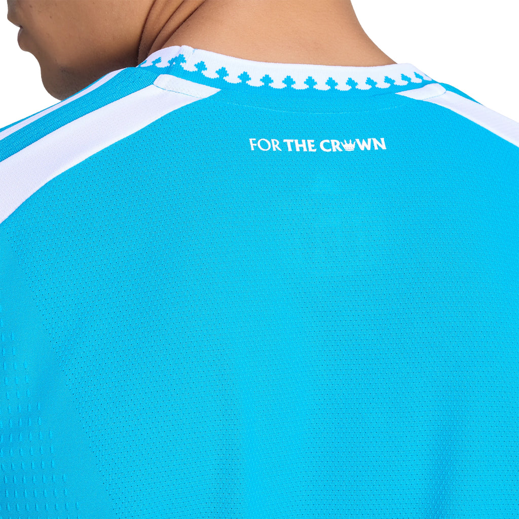 adidas Charlotte Home Authentic Mens Soccer Jersey 26 Blue