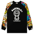 Kids 3D Milo All Friends Crewneck Sweatshirt Black
