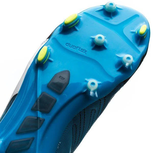 PUMA Evopower 13 LT FG Firm Ground Soccer Cleats Black White Atomic Blue