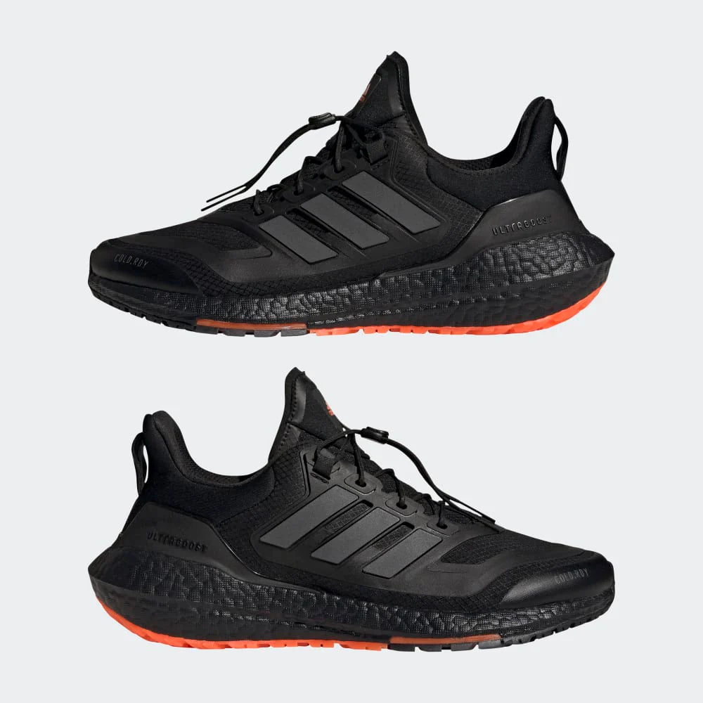 adidas Ultra Boost 22 ColdRDY 20 Black Carbon Impact Orange