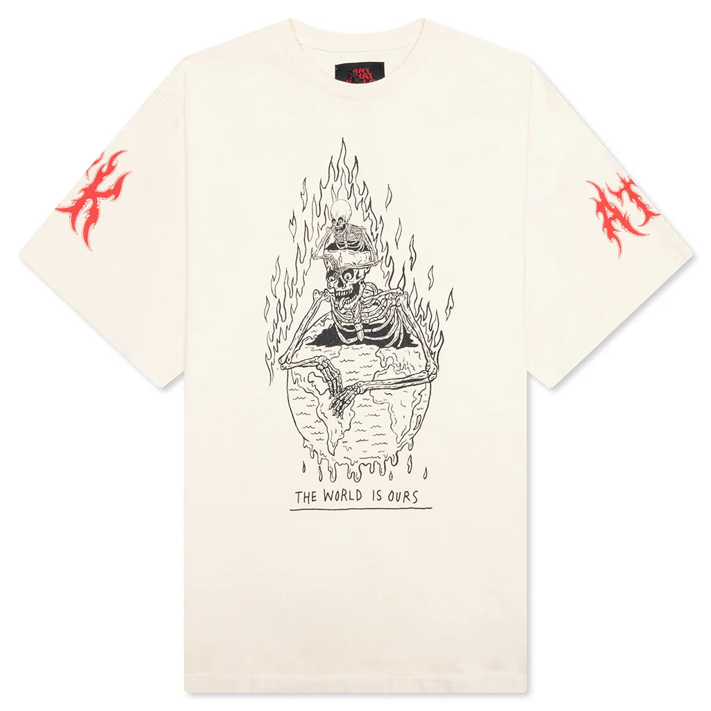 The World Is Ours Tee Archival White