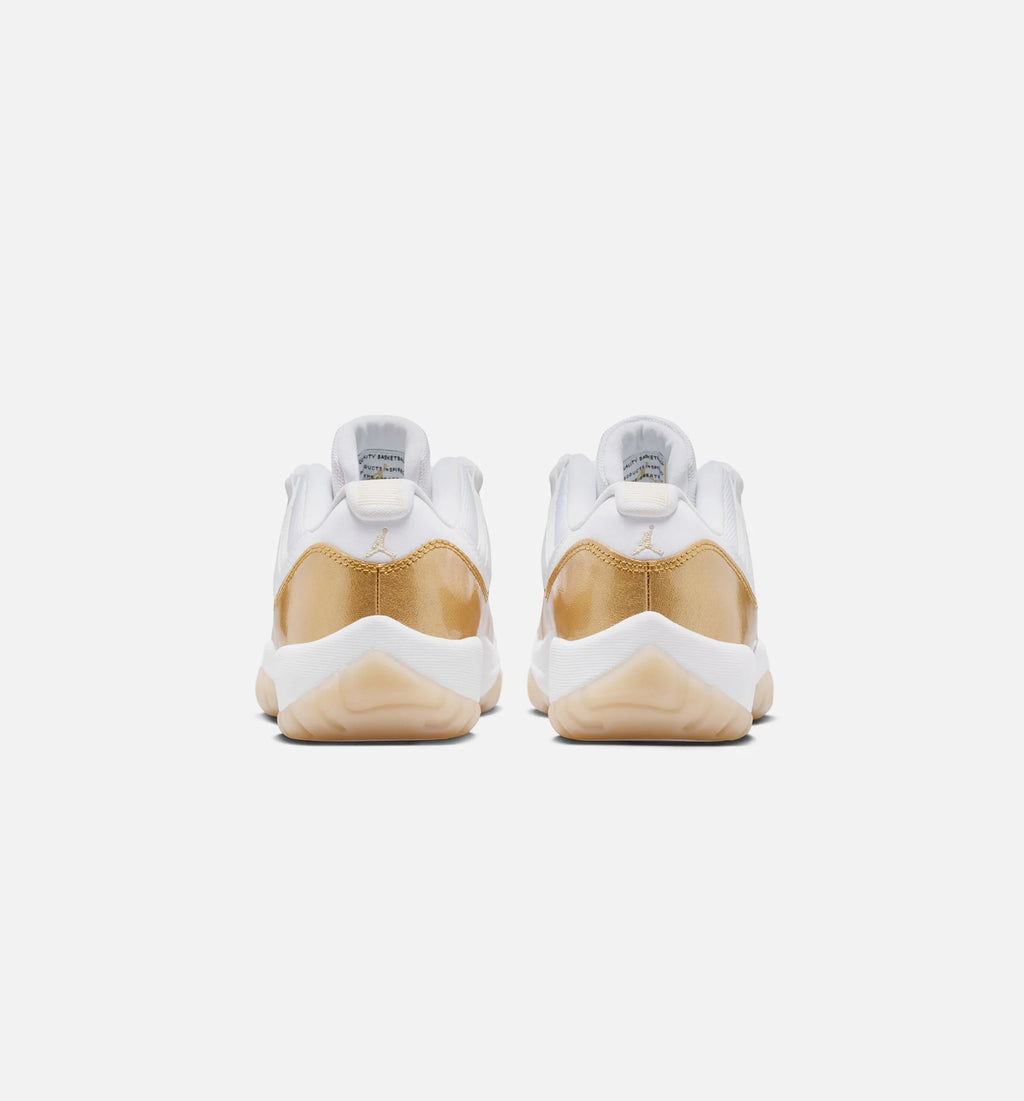 Air Jordan 11 Retro Low Mothers Day Womens Lifestyle Shoe White Metallic Gold Team Gold Free Shipping