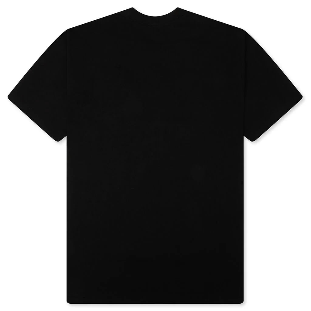 Bleached Big Ape Head Relaxed Fit Tee Black