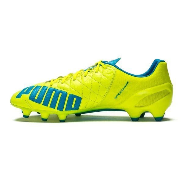 PUMA Evospeed 14 Lth FG Firm Ground Soccer Cleats Safety Yellow