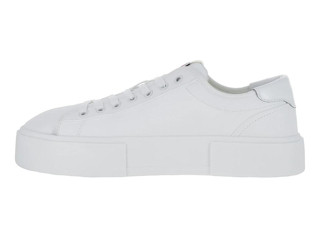 Tenis Tommy Hilfiger Foxing Flatform Color Ecru para Mujer