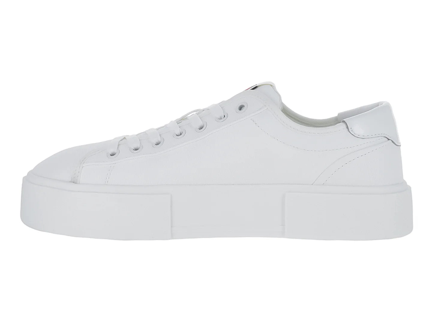 Tenis Tommy Hilfiger Foxing Flatform Color Ecru para Mujer