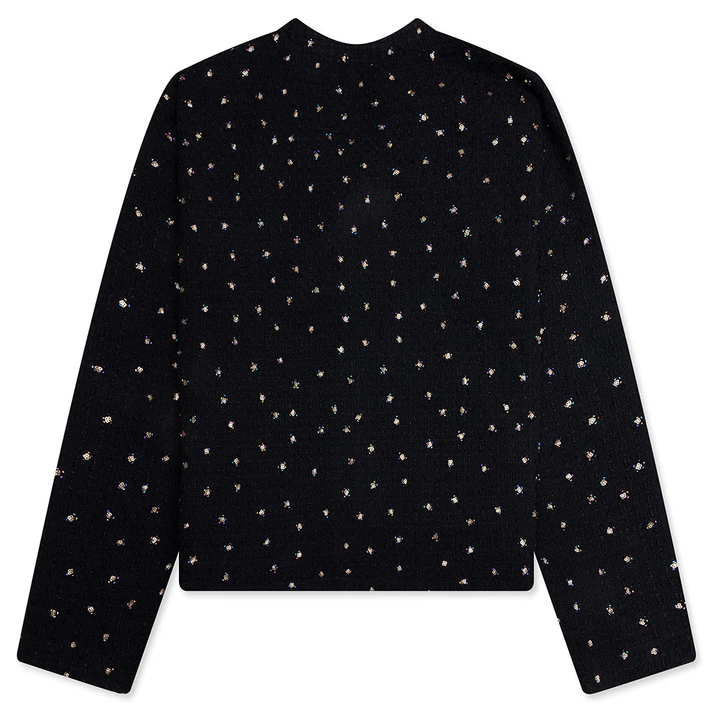 Beaded Cardigan Black