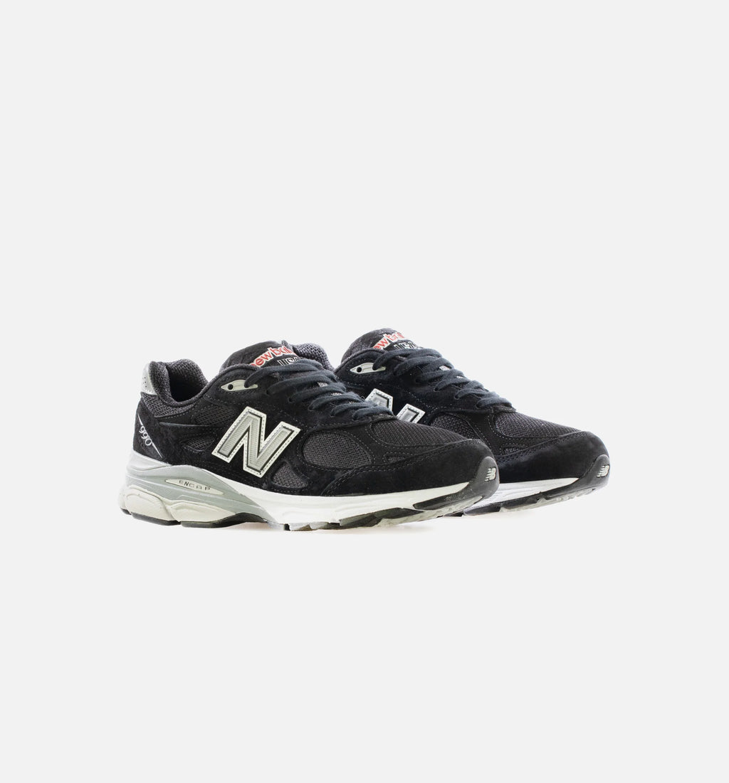Made in USA 990v3 Mens Running Shoe Black Grey White