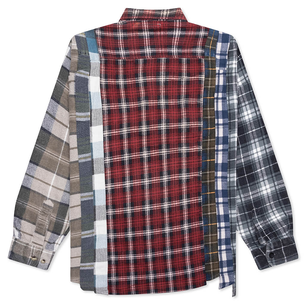 7 Cuts Flannel Shirt Assorted