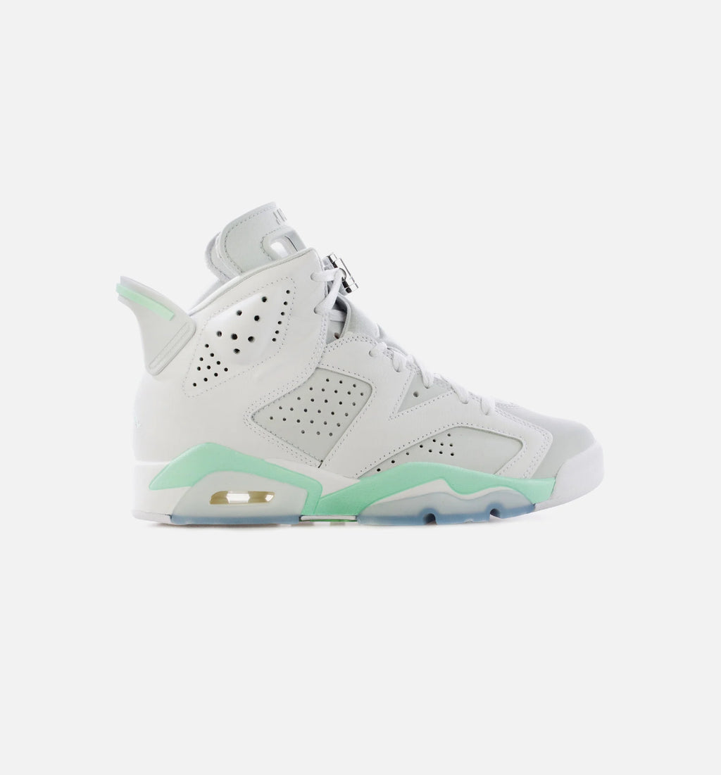 Air Jordan 6 Mint Foam Womens Lifestyle Shoe White Pure Platinum Mint Foam