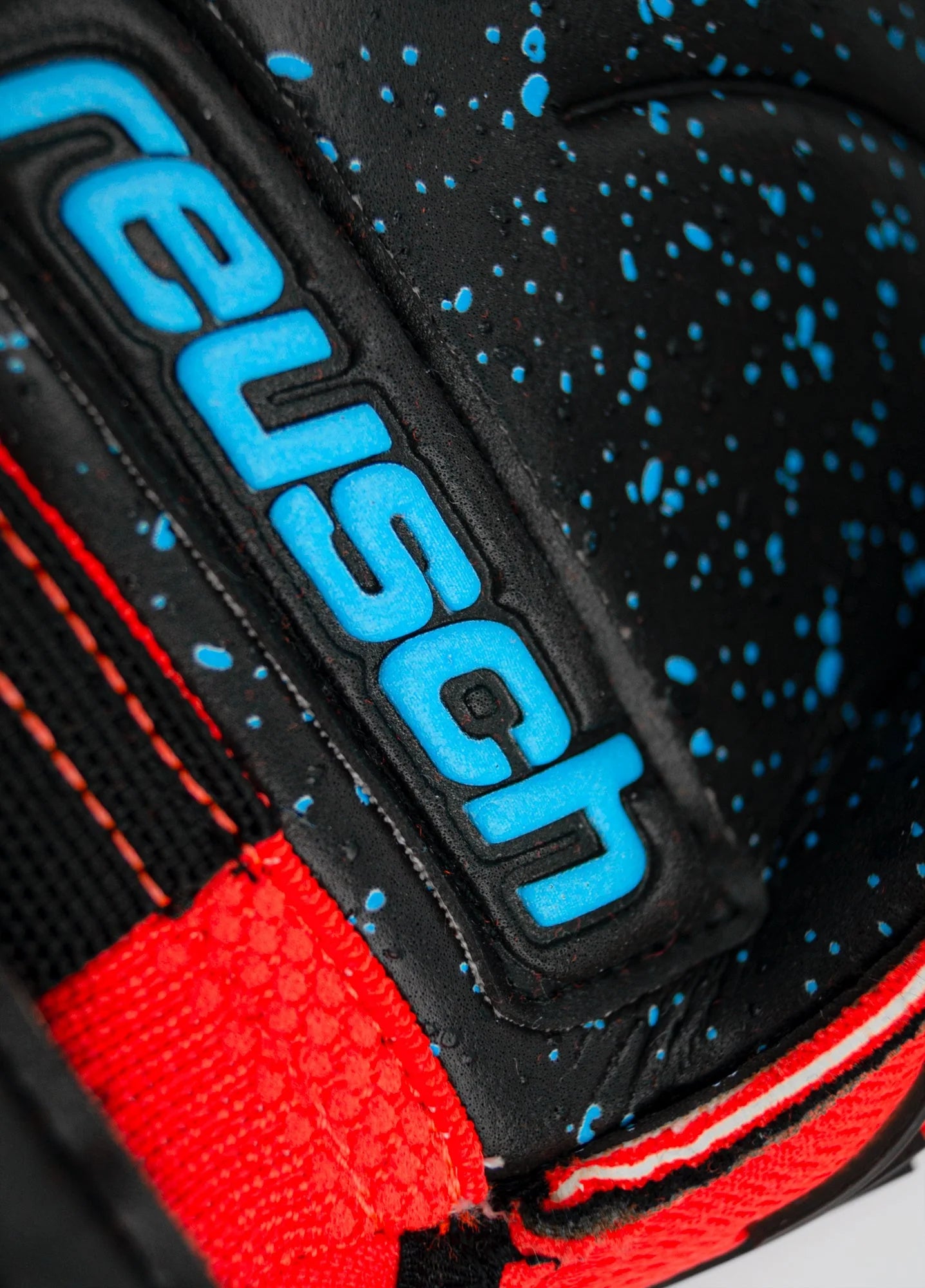 Reusch Attrakt Freegel Fusion Ortho Tec Goliator Goalkeeper Gloves Bright Red Blue Black