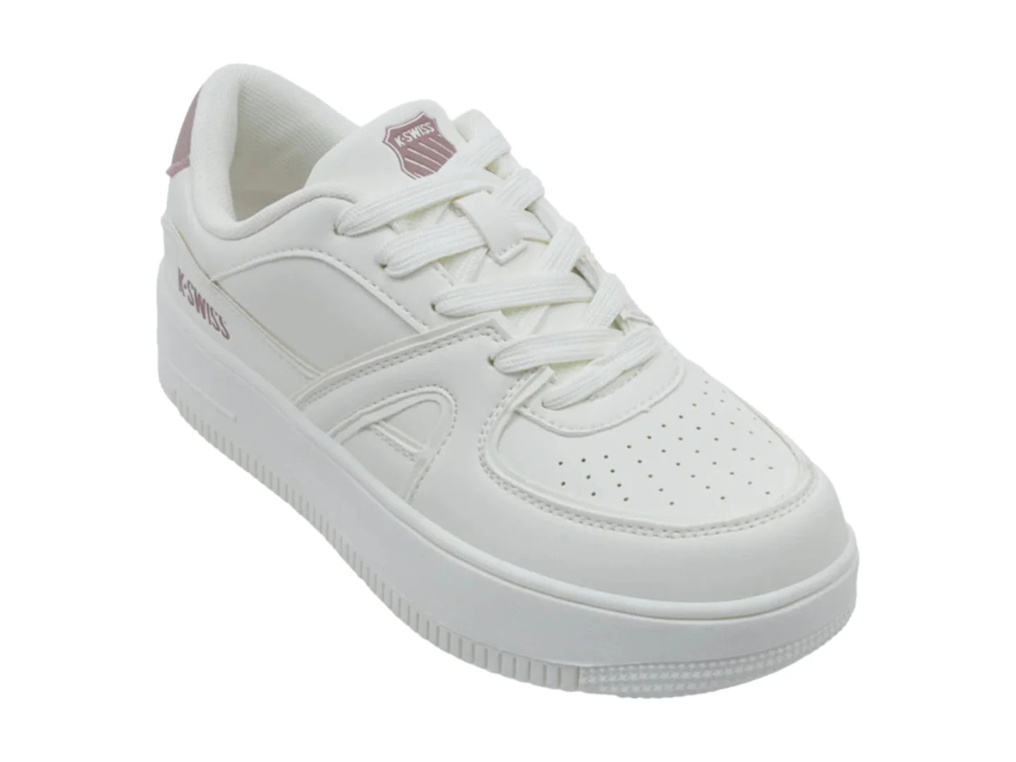 Tenis K SWISS Hilvi Marfil y Rosa para Mujer