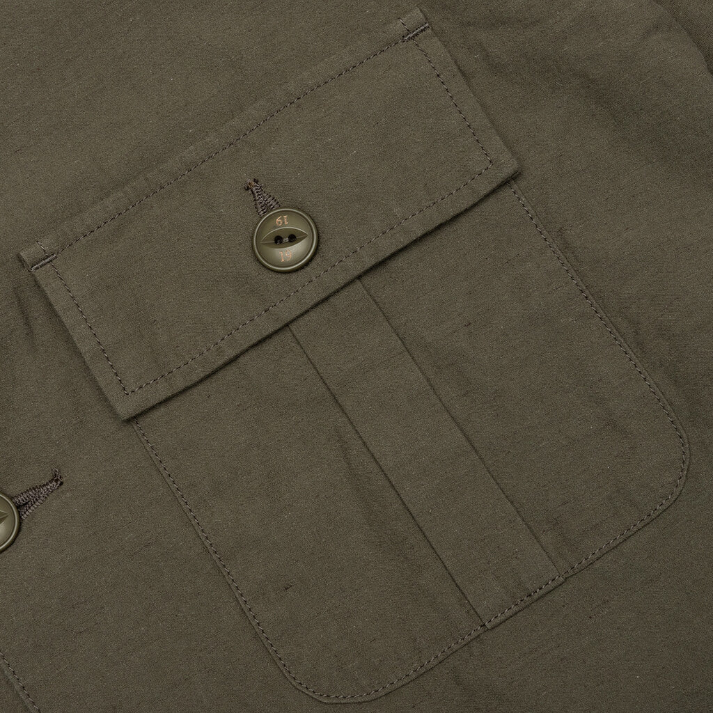 Belted Officer S S Shirt Olive Drab