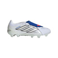 adidas Predator Pro Fold Over Tongue FG Firm Ground Mens Soccer Cleats White Zero Metallic Blue