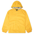 Hooded Coaches Jacket Yellow