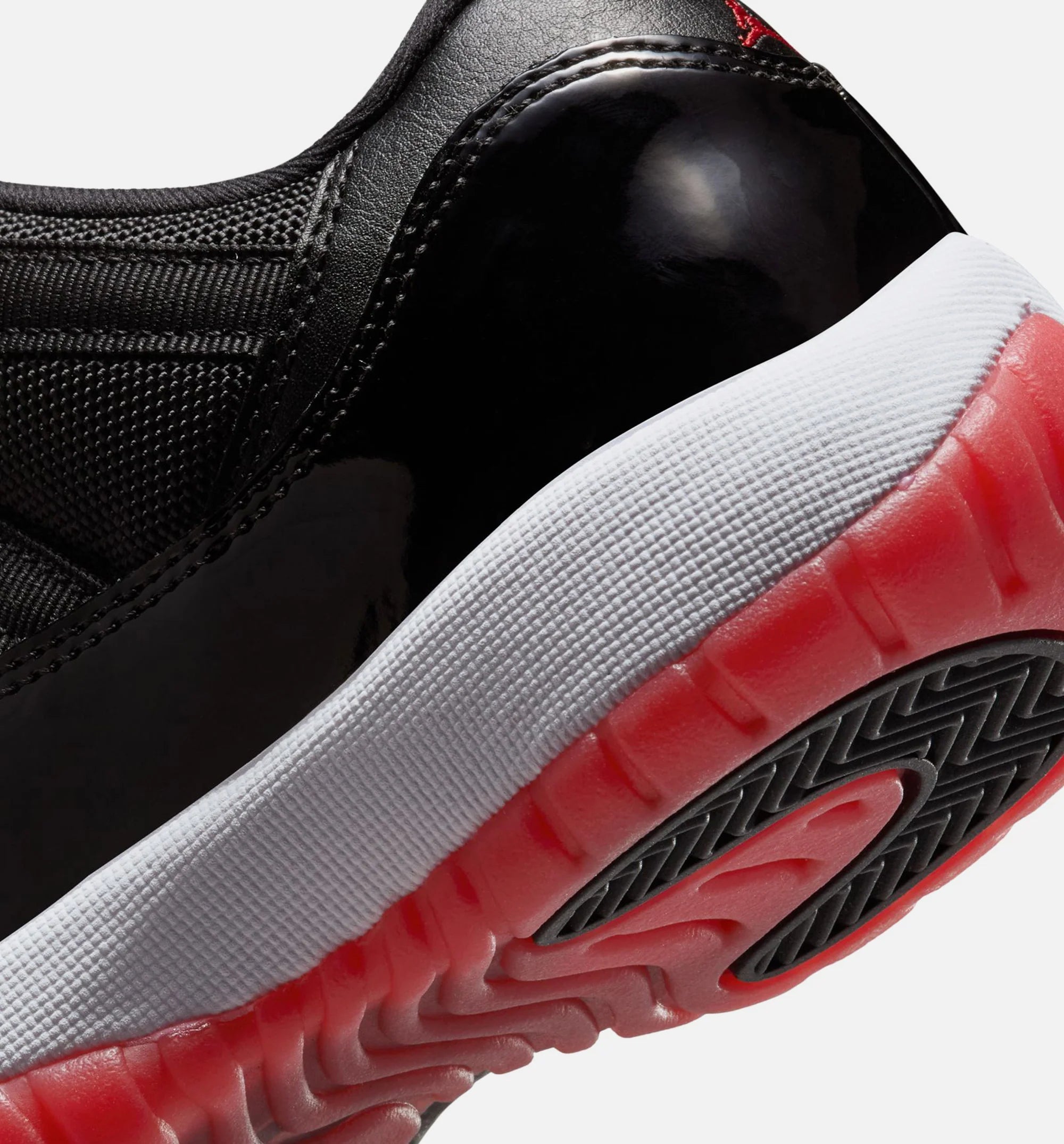 Air Jordan 11 Retro Bred Grade School Lifestyle Shoe Black Varsity Red White Free Shipping