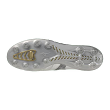 Mizuno Morelia Neo IV Elite FG Firm Ground Silver Gold