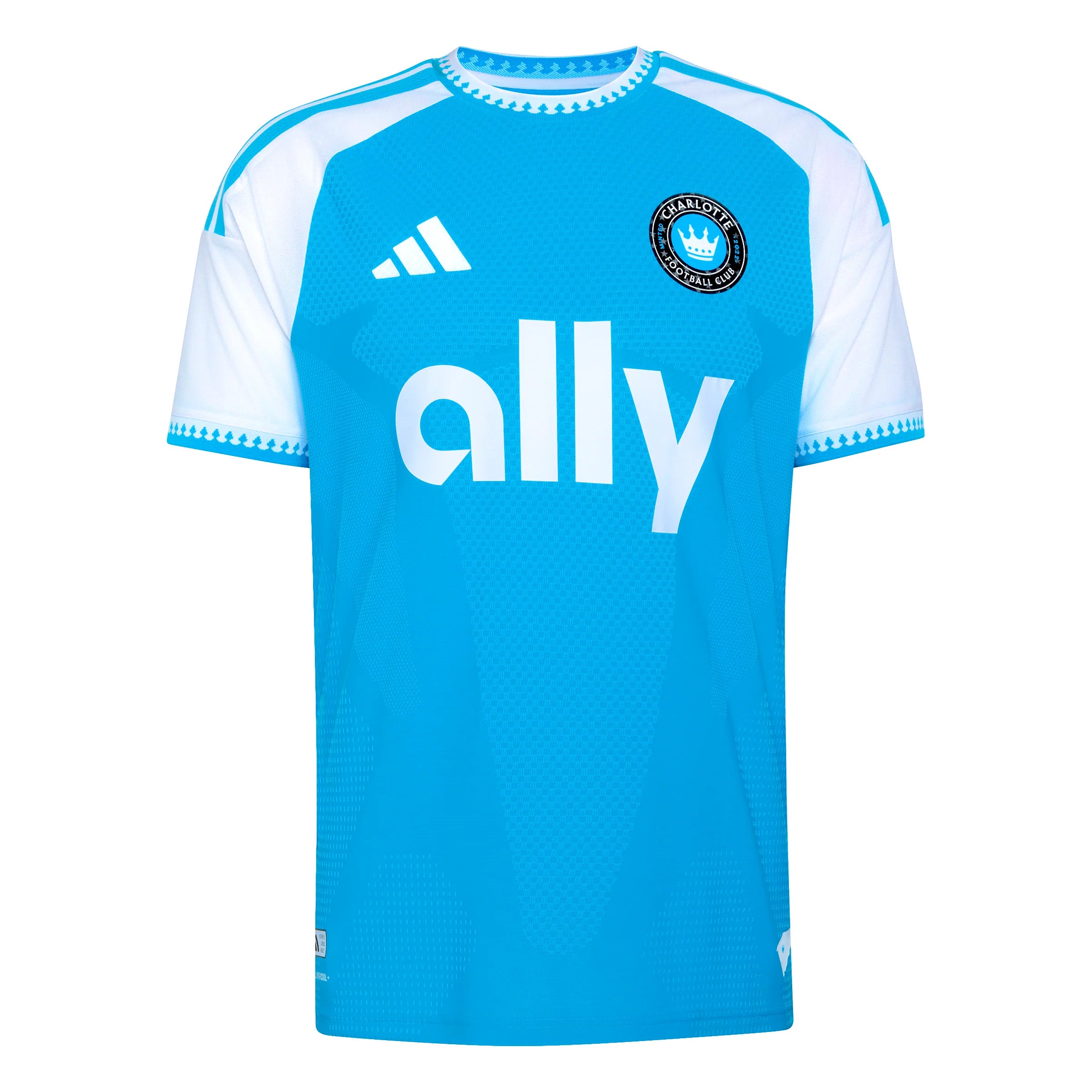 adidas Charlotte Home Authentic Mens Soccer Jersey 26 Blue