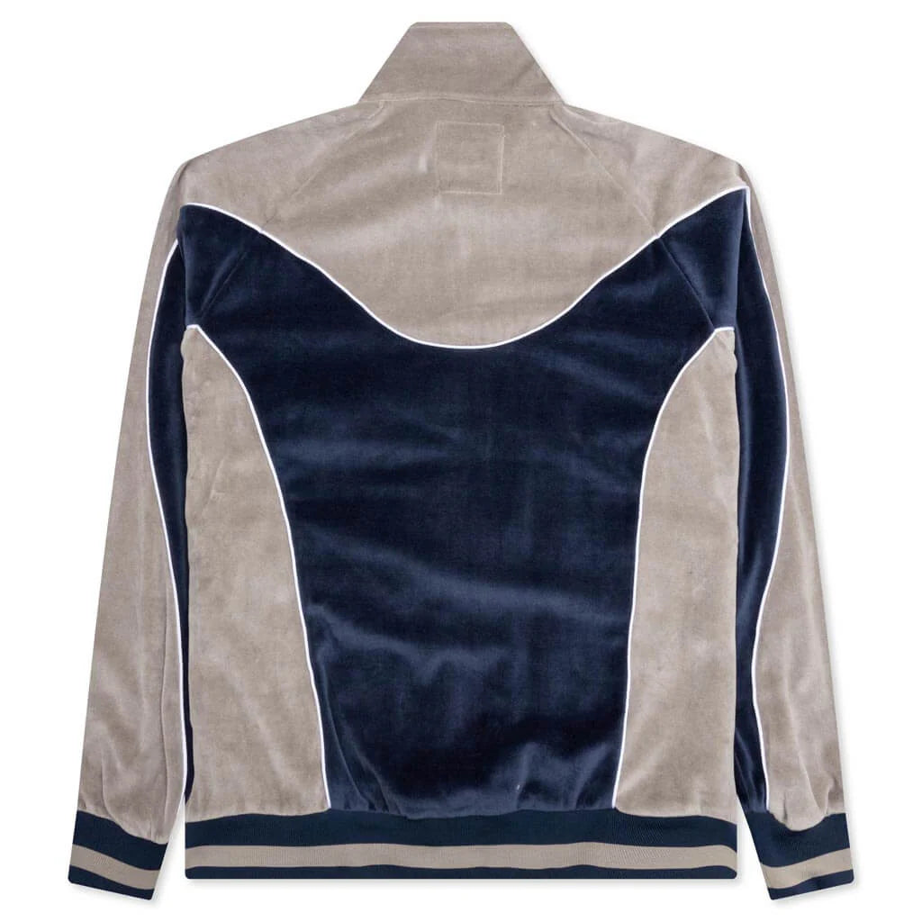 Puppet Master Tracksuit Top Blue Grey