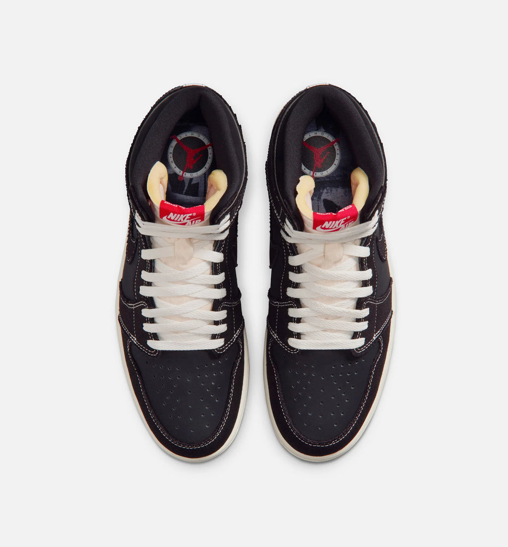 Air Jordan 1 Retro High OG Flight Club Mens Lifestyle Shoe Black University Red Sail Gum Medium Brown