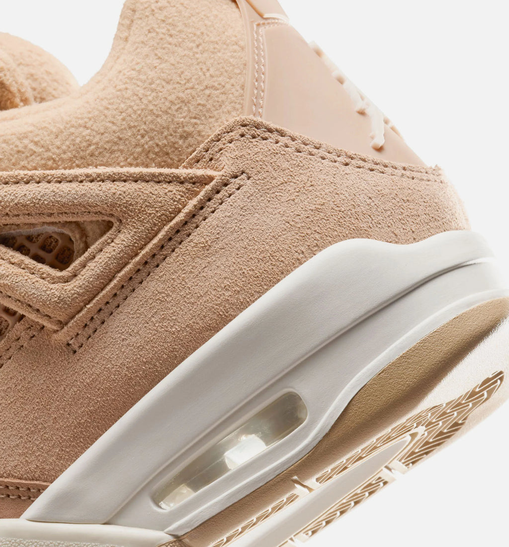 Air Jordan 4 Retro Cozy Girl Womens Lifestyle Shoe Hemp Light Orewood Brown