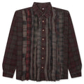 Over Dyed Ribbon Shirt Brown