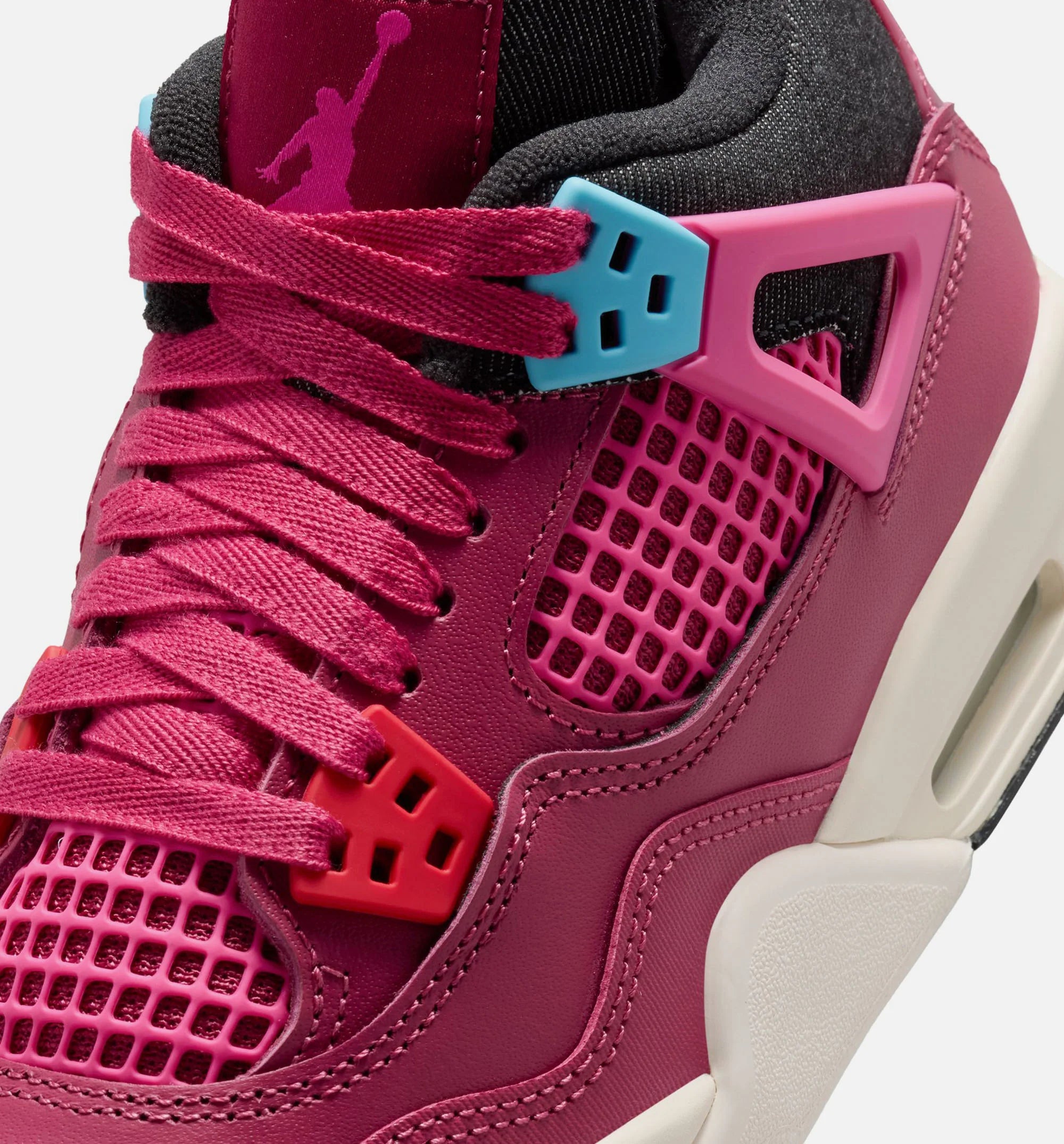 Air Jordan 4 Retro Shes A Star Grade School Lifestyle Shoe Sweet Beet Desert Pink Off Noir Chalk