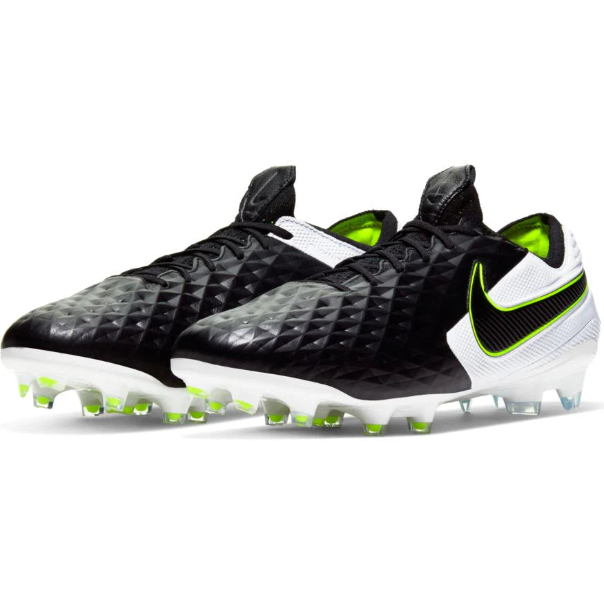 Nike Legend 8 Elite FG Firm Ground Soccer Cleats Black Black White