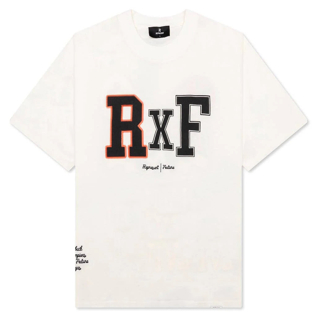 Feature x Represent Champions T Shirt Flat White