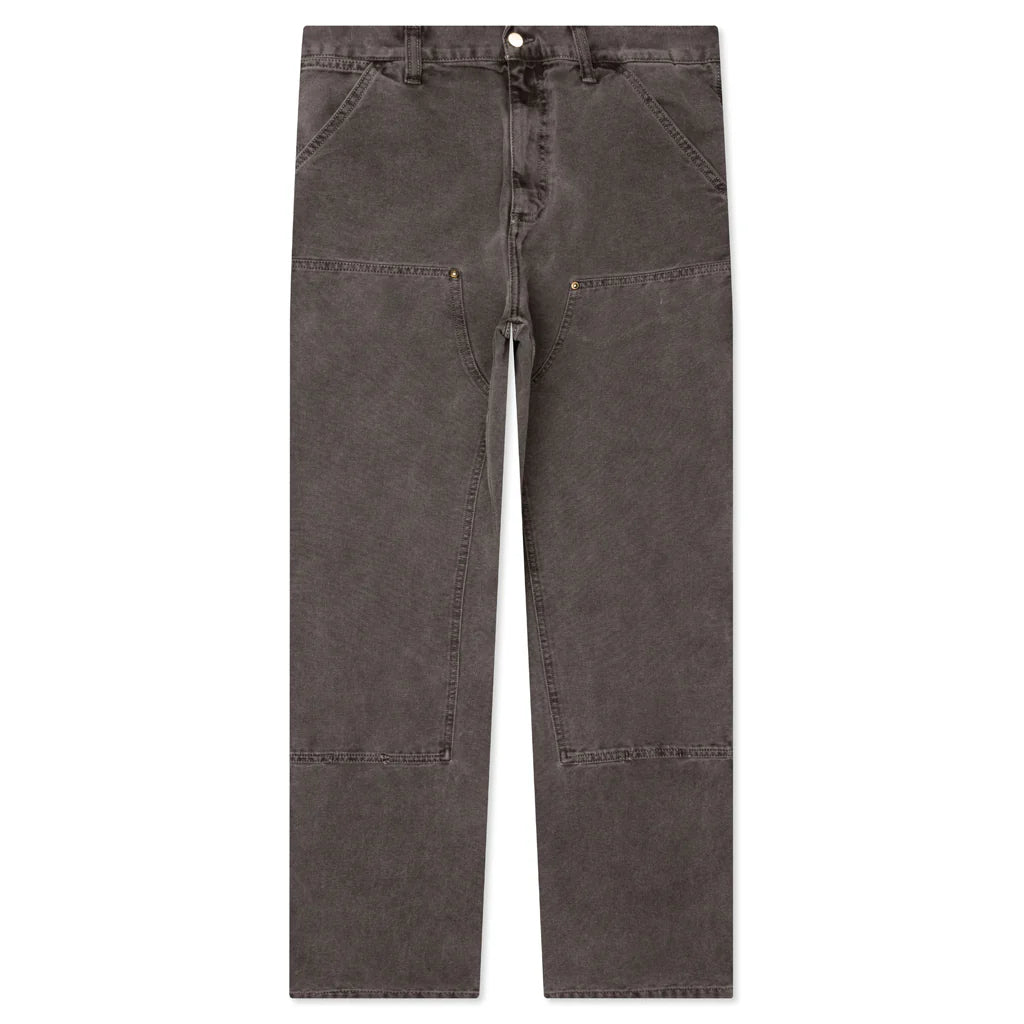 Double Knee Pant Black Faded