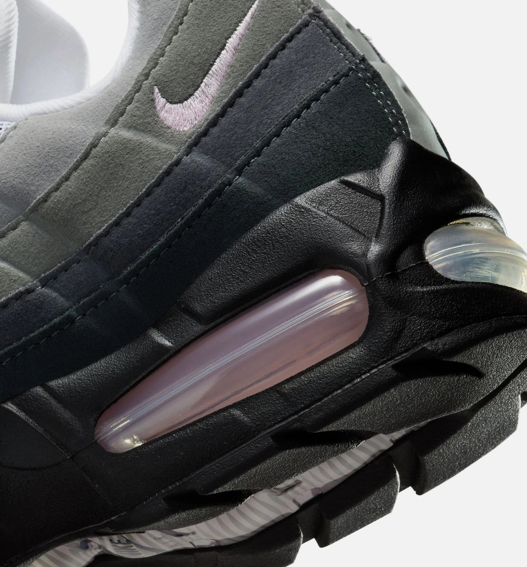 Air Max 95 Pink Foam Womens Lifestyle Shoe Black Pink Foam White Reflective Silver