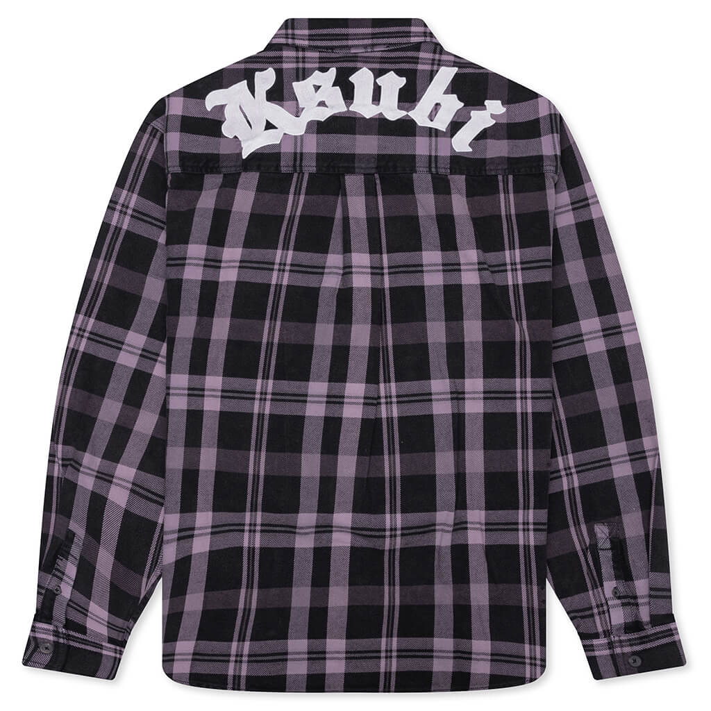 Vulture Flannel L S Shirt Plum