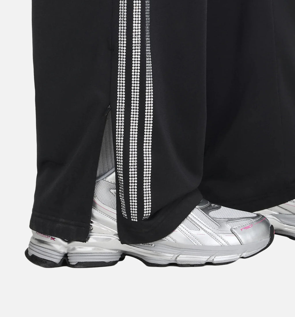 Sp5der Rhinestone Track Mens Pants Black
