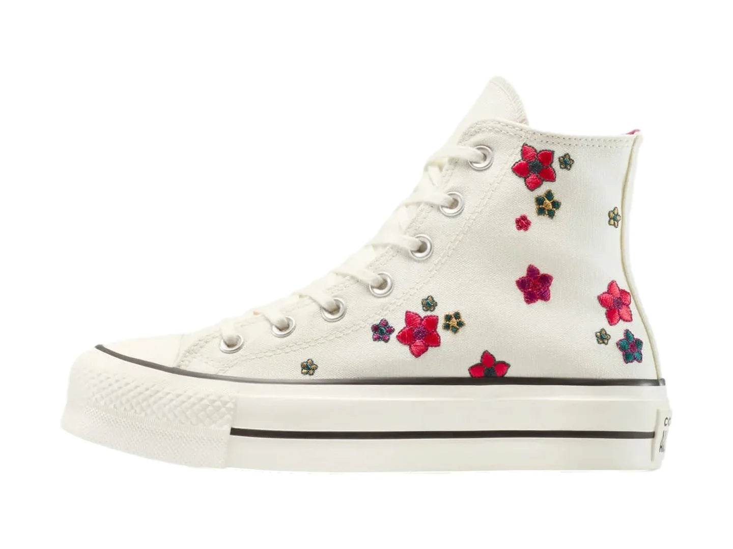 Tenis Converse CTAS Lift HI Color Hueso para Mujer