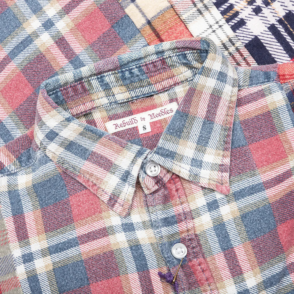 7 Cuts Flannel Shirt Assorted