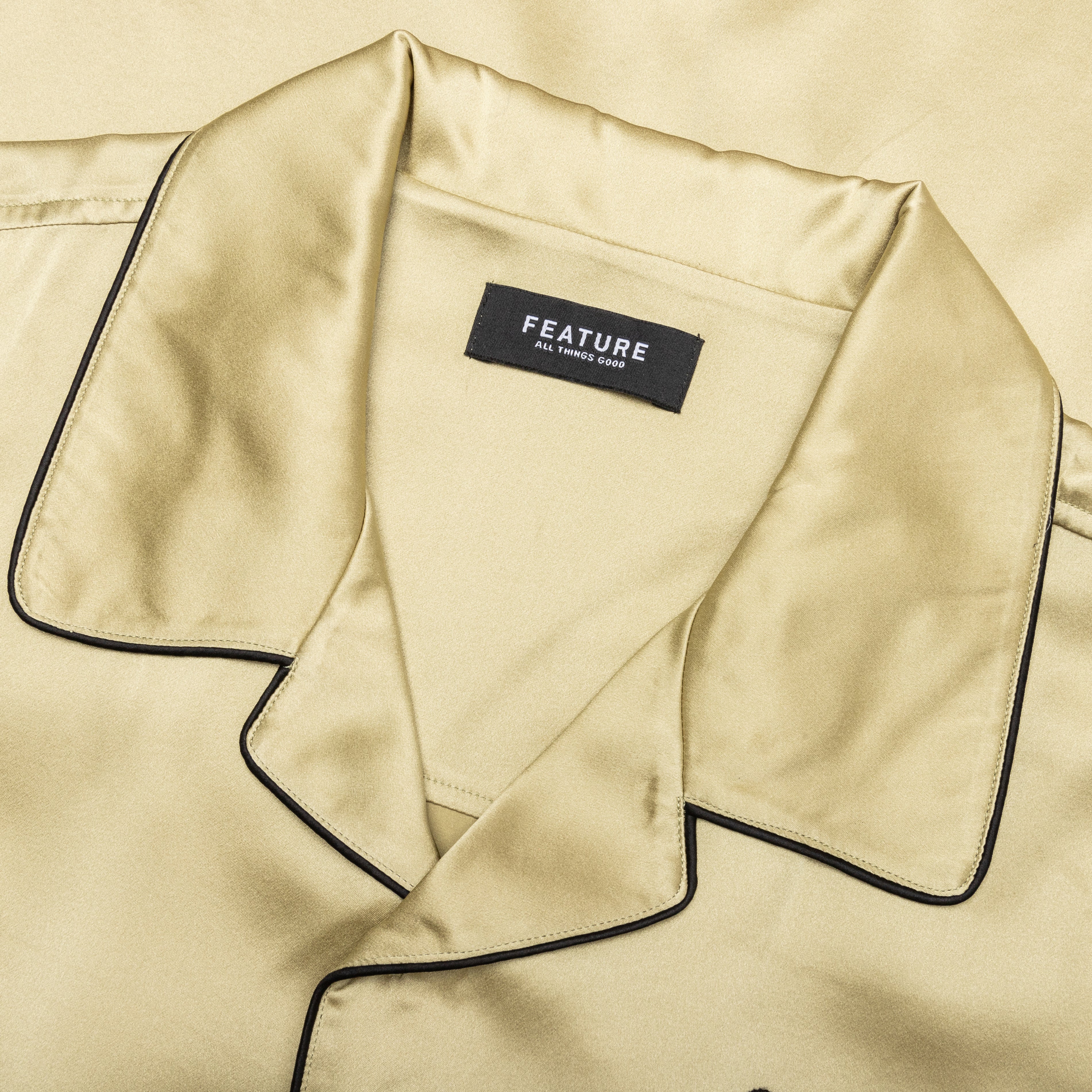 Baptiste Silk Shirt Gold