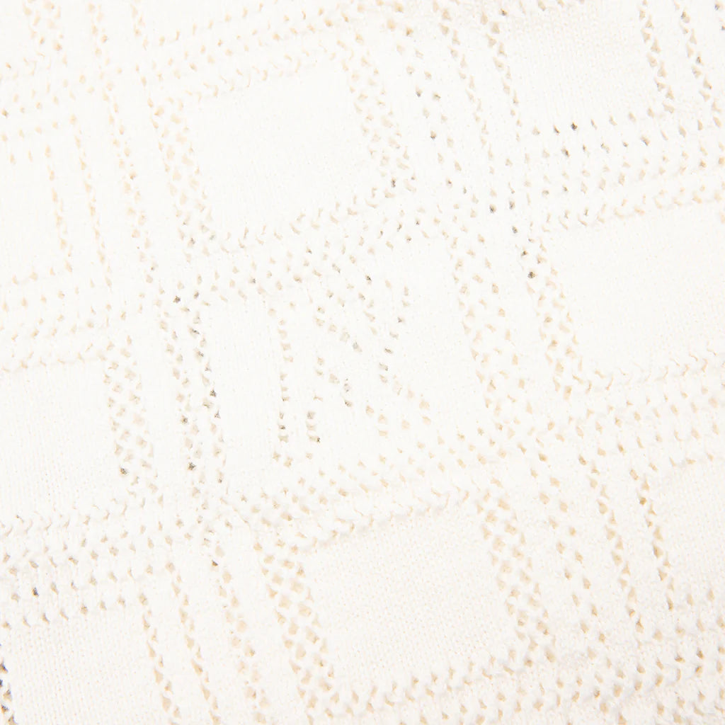 Lace Knit Shirt Chalk