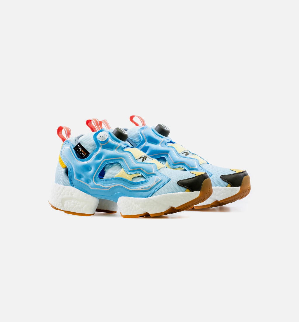 Instapump Fury Boost X BBC Mens Lifestyle Shoe Blue Yellow